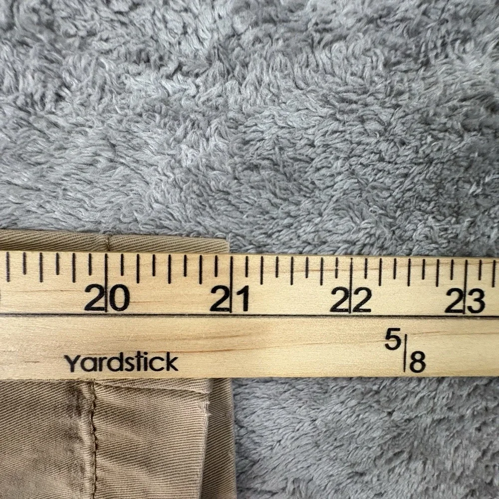 Gap Men's 37 Tan Khaki Chino Shorts Flat Front Casual Cotton Preppy SEE DESCRIPT